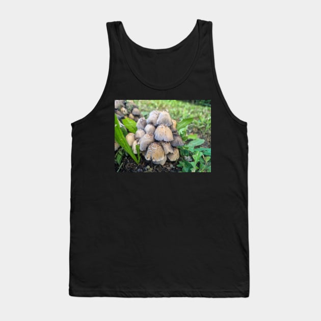 Forest Mushrooms in the Grass Tank Top by Anastasia-03